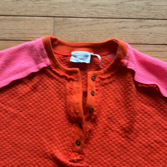 Out from Under (Urban Outfitters) waffle and fleece crop top - Picture 3 of 8